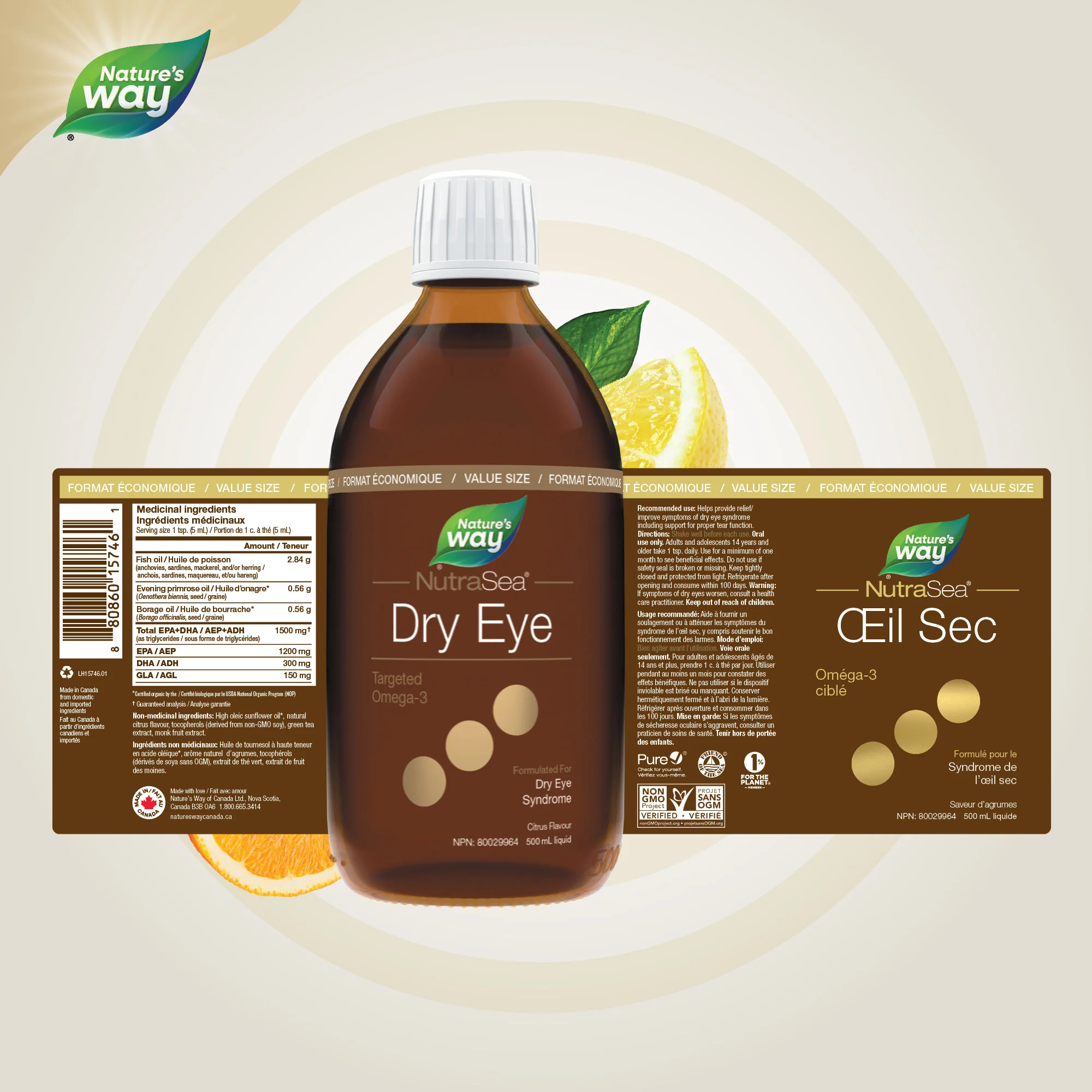NutraSea Dry Eye Omega-3 Liquid - Image 4