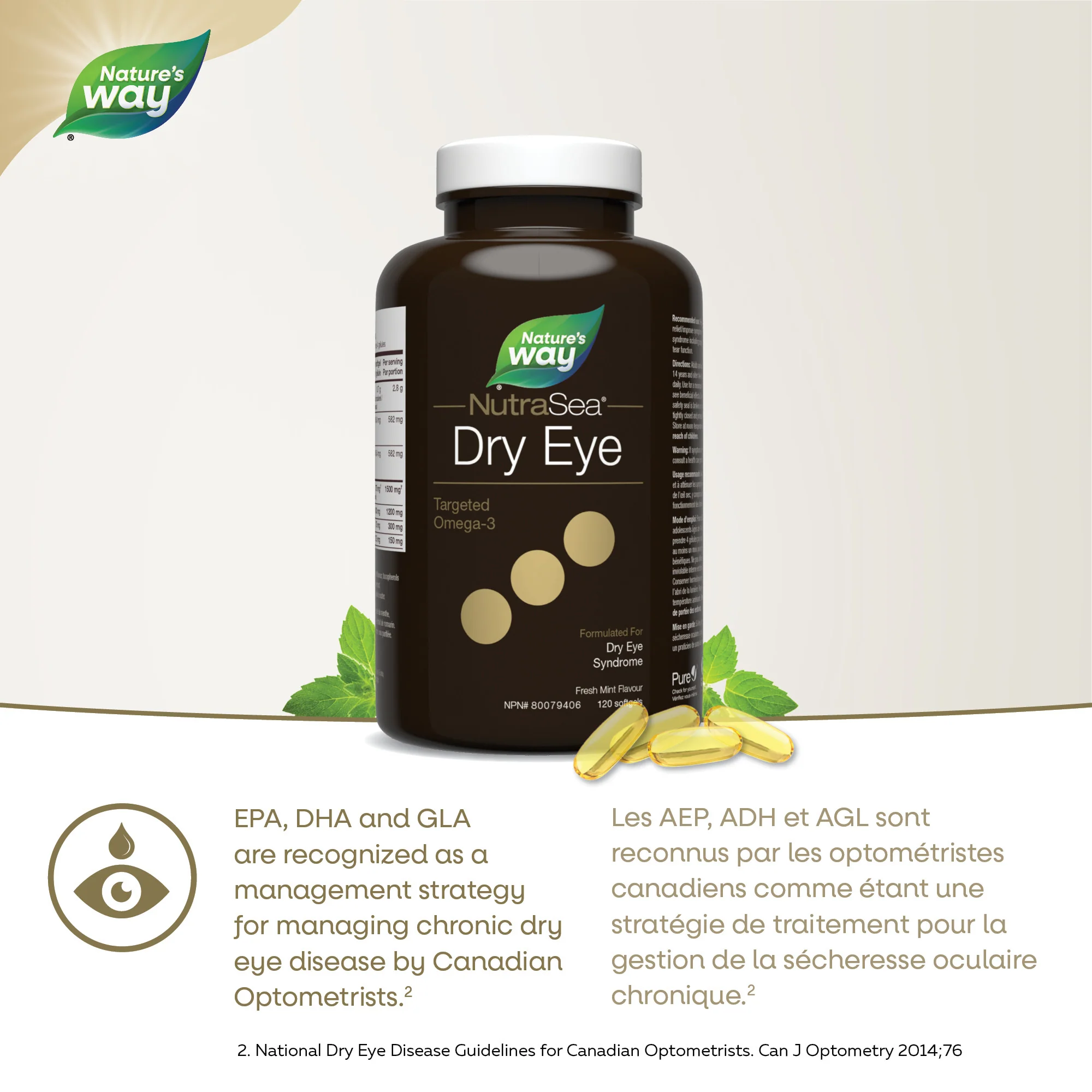 NutraSea Dry Eye Omega-3 Soft Gels - Image 3