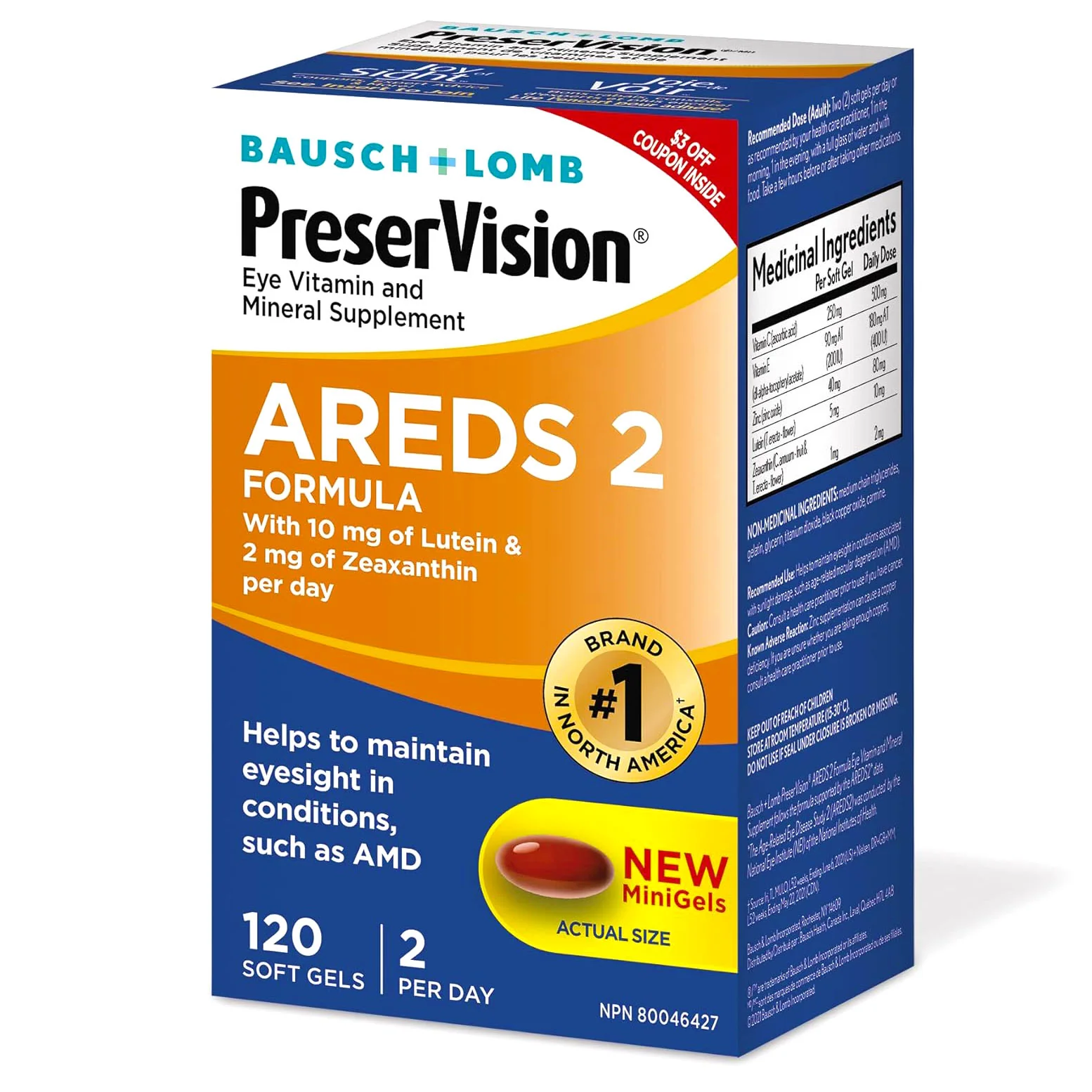 PreserVision AREDS 2 Eye Vitamin & Mineral Supplement - Image 3