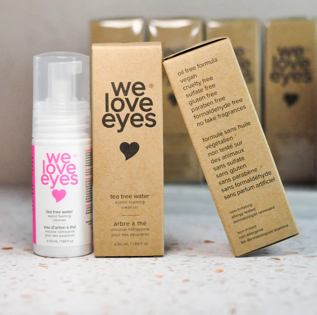 WE LOVE EYES Tea Tree Water Eyelid Foaming Cleanser - Image 3